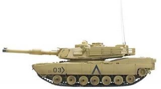 NEW! VsTank 1/24 M1A2 Abrams Desert Battle Tank RTR Chnl A2 VSKD60 