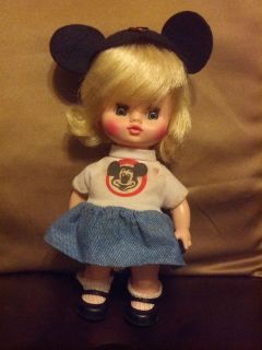 Vintage 1971 Horsman Disney Mouseketeer Girl Doll Mickey Mouse Club