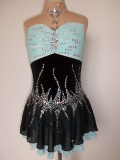 CUSTOM MADE TO FIT ICE SKATING BATON TWIRLING COSTUME