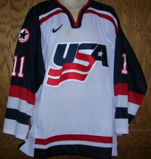 Ryan Hollweg 2002 #11 IIHF Team USA Hockey Jersey