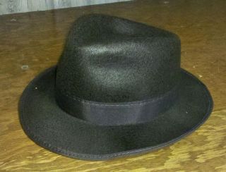 Adult Gangster Hat Al Capone BROWN Fedora Blues Brothers Costume