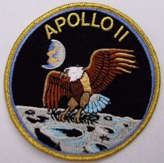 Apollo 11 Mission Patch Official NASA Edition Neil Armstrong Buzz 