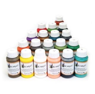 Scarlet Colors Exterior Water Based Wood Dye Deck Stain Pigment 