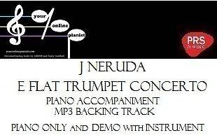  Backing Track & Demo J NERUDA Eb Trumpet Concerto