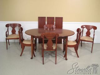 19685 HENKEL HARRIS Cherry Dining Room Table and Chair Set