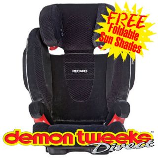 Recaro Monza Nova Seatfix Child Car Seat In Black   3   12 Yrs   ECE 
