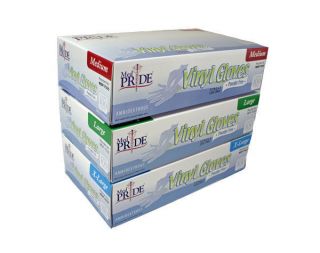 1000 case Vinyl Gloves L Large Powder Latex Free, 100 Count (Pack of 
