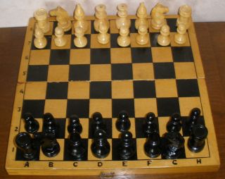 vintage chess board