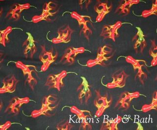 chili pepper curtains in Curtains, Drapes & Valances