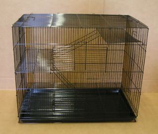Chinchilla Guinea Pig Rat Small Animal Cage # 3923 / K701H Black Cage