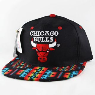 Chicago Bulls Custom Navajo Snapback Hat Vintage Logo 7 Cap NEW