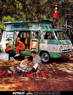 1968 Dodge A100 Van TEC Camp Wagon Camper Factory Photo