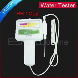 Swimming Pool & SPA Water Quality PH / CL2 Chlorine Tester