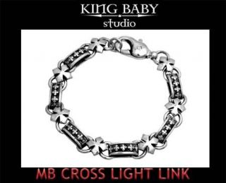 King Baby Studios MB CROSS Light Link Bracelet 925