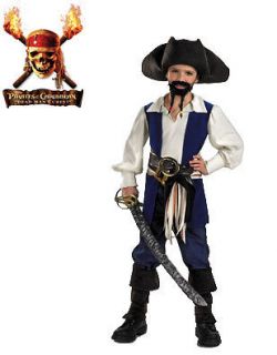 Childs Captain Jack Sparrow Pirates Costume Medium 7 8