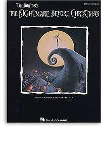    THE NIGHTMARE BEFORE CHRISTMAS. PIANO GUITAR PVG SHEET MUSIC BOOK