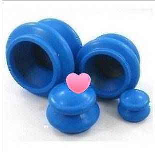 Rubber Cupping 4 Cup Vacuum Chinese Therapy New