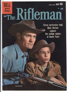 THE RIFLEMAN #3 VF comic~Chuck Conners&Johnny Crawford Photo Cover,At 
