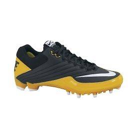   mens nike speed TD low football/lacrosse cleat/cleats black gold super