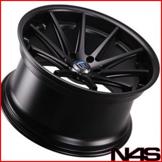 BRAND NEW 20 NISSAN 350Z ROHANA RC10 BLACK DEEP CONCAVE STAGGERED 