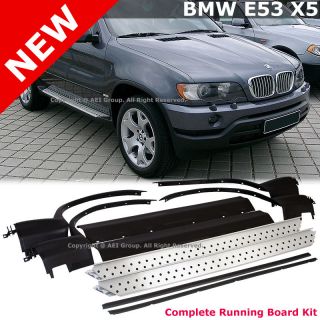 BMW E53 X5 00 06 3.0i 4.4i 4.6is 4.8is Sport Aluminum Running Board 