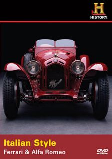   Automobiles   Italian Style Ferrari Alfa Romeo DVD, 2009