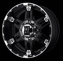 18 inch Black Wheels Rims Chevy Silverado Truck 2500 3500 HD GMC Dodge 