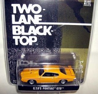 greenlight 1/64 1970 PONTIAC GTO HT TWO LANE BLACKTOP