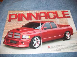 2003 Dodge Ram Quad Cab Hemi Custom Show Truck Article Pinacle