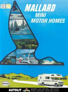 1978 Mallard Mini Motorhome RV Ford Dodge Brochure