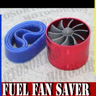 MIT EAGLE DODGE Turbo Air Intake Fuel Gas Saver Fan Red (Fits Nitro)