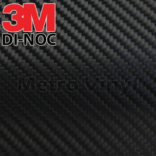 Gloss Black 3M DiNOC Carbon Fiber Vinyl Film 4ft x 3ft CA 1170 For Car 