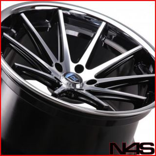 20 INFINITI G35 COUPE ROHANA RC10 MACHINED DEEP CONCAVE STAGGERED 