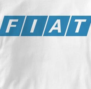Fiat Old Vintage Logo Car Auto T Shirt XL