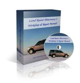 Land Rover DISCOVERY 3 III Car Workshop Service Repair Manual + Wiring 
