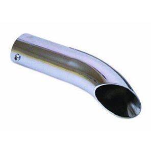 HONDA CIVIC SHUTTLE QUALITY CURVED EXHAUST TAIL PIPE CHROME TRIM TIP 