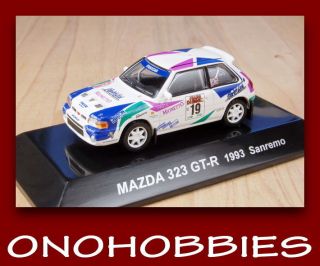 Mazda 323 GT R 1993 Sanremo #19   1/64 Rally Car   Brand New