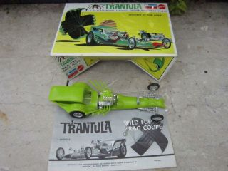 Vintage 1968 Drag Racing 1/24 Trantula Monogram Kit Model Car Hot Rod 