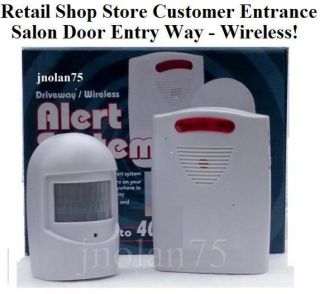   Motion Activated RETAIL STORE ENTRANCE ENTRY ALARM Door Chime Sensor