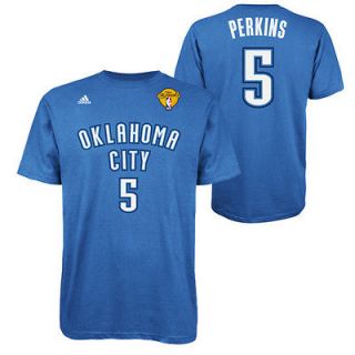 Official NBA Finals Kendrick Perkins Jersey T Shirt Oklahoma City 