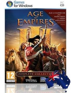 Brand New ~ AGE OF EMPIRES 3 Complete Collection, PC Game ~ Super Fast 
