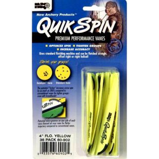 NAP Quik Spin Premium Performance Vanes   Florescent Yellow 4 36 pk 