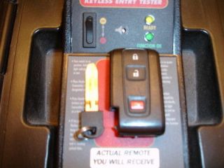 Toyota Prius silver keyless remote entry uncut blade 2004,05,06,07 