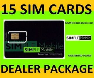 Simple Mobile SIM Card BRAND NEW & READY TO ACTIVATE 3G 4G GSM 