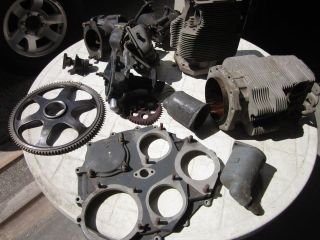 Franklin Aircraft engine parts, 1 lot assortment misc. pieces 