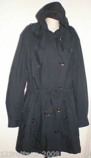   Brit Women BLYTH Hooded Anorak Trench Raincoat Jacket 10 12 NWT $750