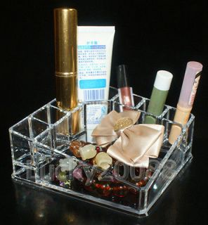 1x Clear Acrylic Cosmetic organizer Makeup case lipstick holder#01 