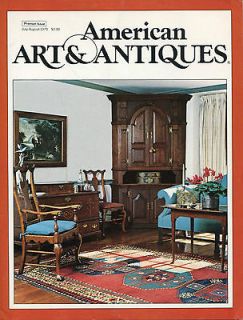 American Art & Antiques Magazine  Premier Issue (Fulper Pottery 