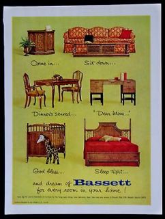 vintage bassett furniture in Antiques