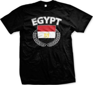 Egypt Egyptian Arab Eagle of Saladin Shield Regal Flag New Mens T 